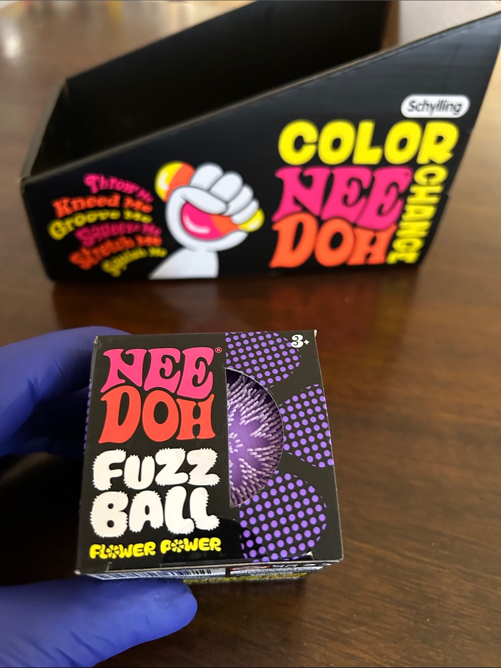 Fuzz Ball Kids Toy - Purple